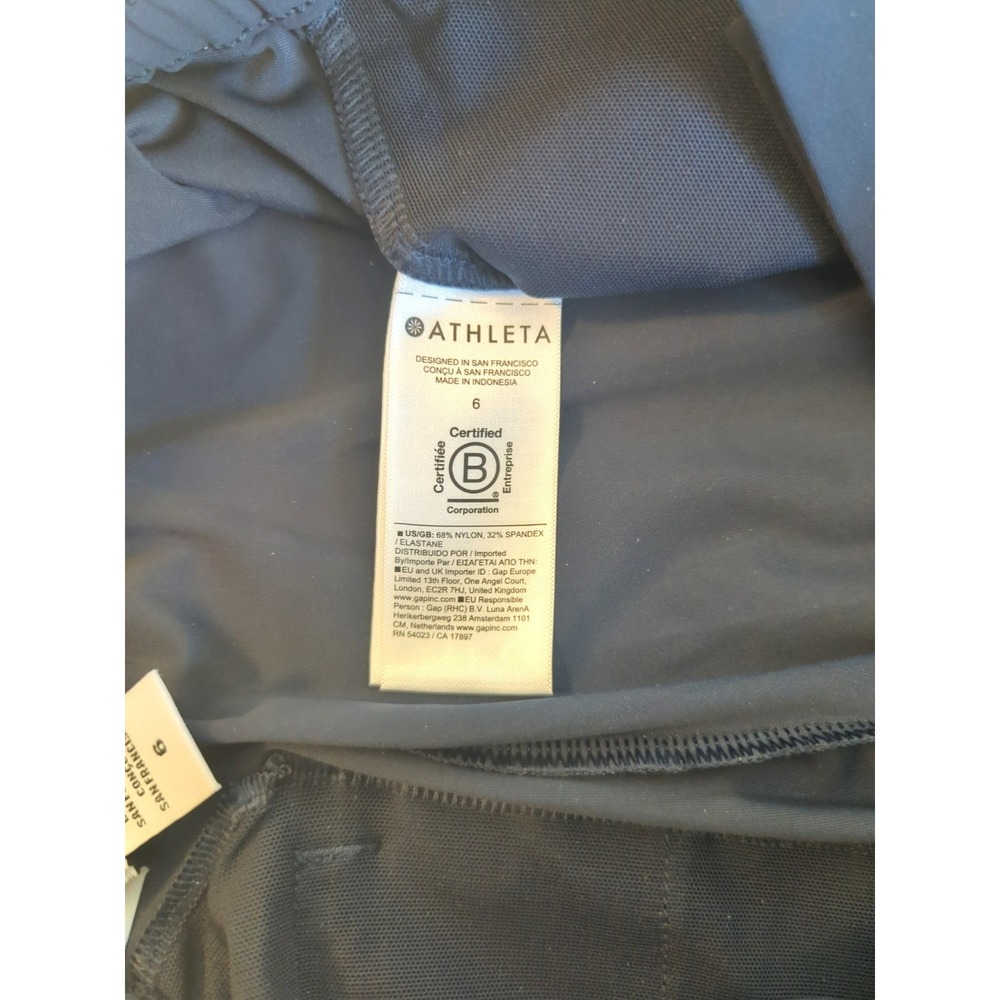 ATHLETA Pinnacle High Rise Wide Leg Trouser 6 Navy Loose  Extra Wide Fit Comfort - Picture 5 of 9